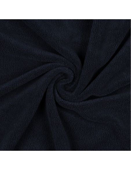 Microfleece fabric - Navy blue