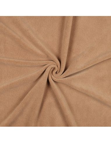 Microfleece fabric - Camel