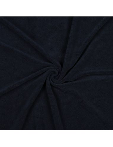Microfleece fabric - Navy blue