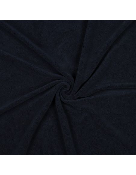 Microfleece fabric - Navy blue