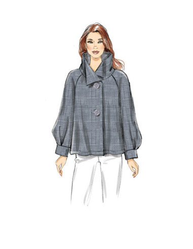 Vogue 9347 - High Top Pattern