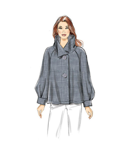 Vogue 9347 - High Top Pattern