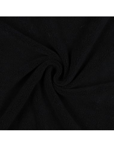 Microfleece fabric - Black