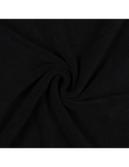 Microfleece fabric - Black