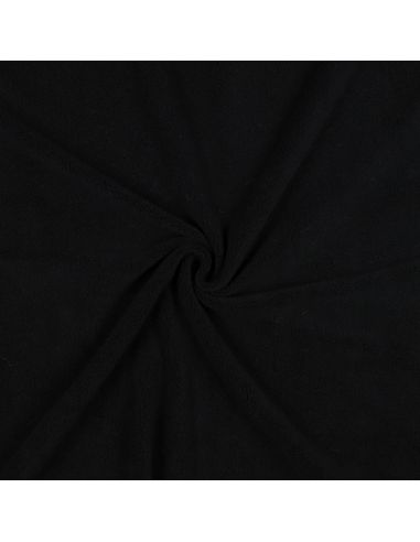 Microfleece fabric - Black