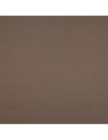Cotton satin fabric - Coffee