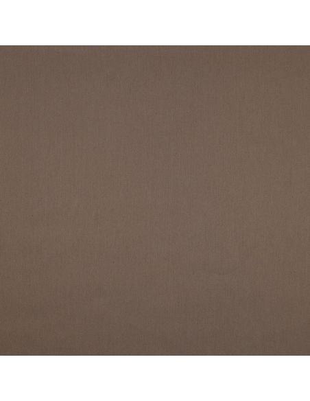 Cotton satin fabric - Coffee