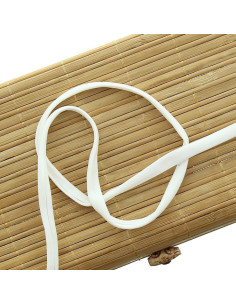 5 mm Lycra spaghetti cord - Ivory