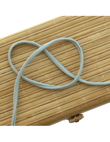 5 mm Lycra Spaghetti Cord - Gray