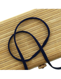 5 mm Lycra spaghetti cord - Navy blue