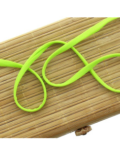 5 mm Lycra Spaghetti Cord - Anise Green