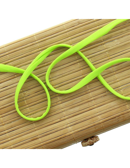 5 mm Lycra Spaghetti Cord - Anise Green
