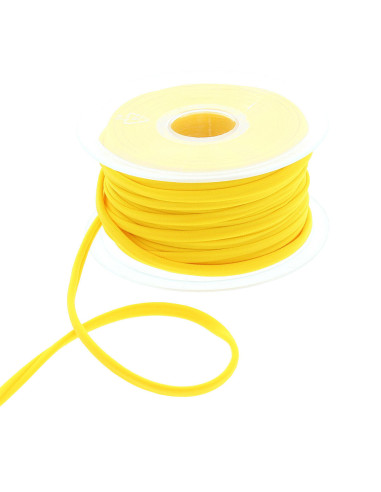 5 mm Lycra Spaghetti Cord - Yellow