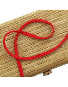 5 mm Lycra Spaghetti Cord - Red