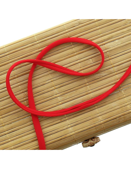 5 mm Lycra Spaghetti Cord - Red