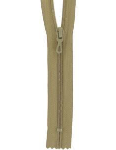 Nylon zipper - Medium beige