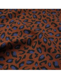 Bagheera Chocolate Viscose Fabric - Églantine & Zoé