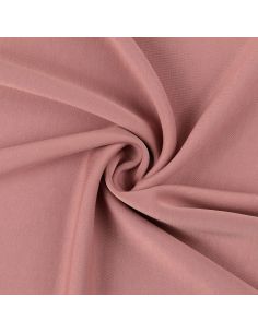 Scuba fabric with peach skin effect - Old pink