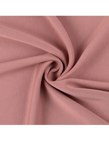 Scuba fabric with peach skin effect - Old pink