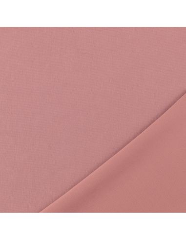 Scuba fabric with peach skin effect - Old pink
