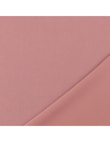 Scuba fabric with peach skin effect - Old pink