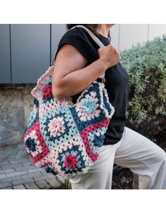 Crochet Kit - Granny Square Bag