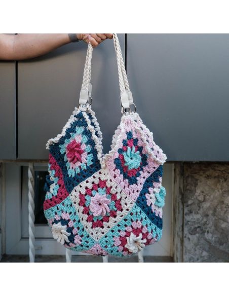 Crochet Kit - Granny Square Bag