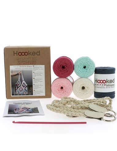 Crochet Kit - Granny Square Bag