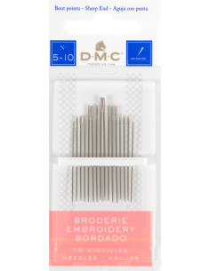 DMC embroidery needles No. 5-10