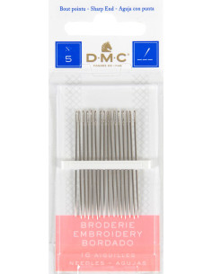DMC embroidery needles No. 5