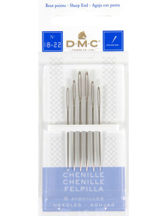 DMC chenille embroidery needles No. 18-22