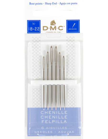 DMC chenille embroidery needles No. 18-22