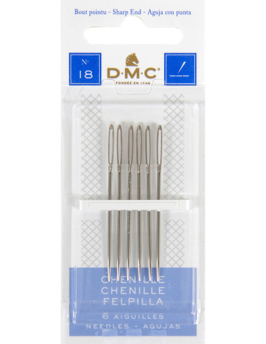 DMC chenille embroidery needles No. 18