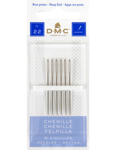 DMC chenille embroidery needles No. 22