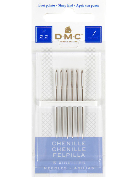 DMC chenille embroidery needles No. 22