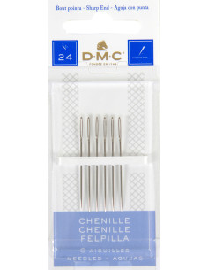 DMC chenille embroidery needles No. 24
