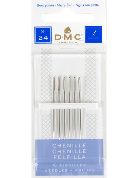 DMC chenille embroidery needles No. 24