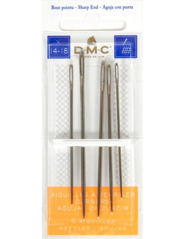 DMC darning needles No. 14-18