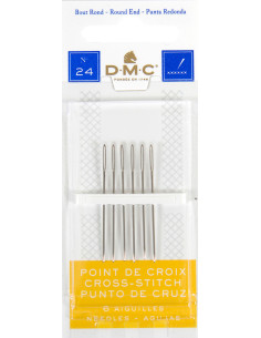 DMC cross-stitch needles No. 24