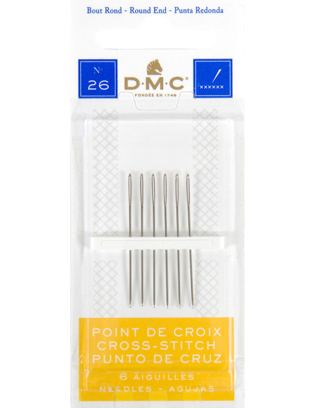 DMC cross-stitch needles No. 26