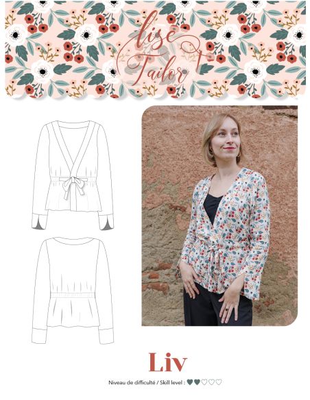 Blouse Pattern - Liv - Lise Tailor