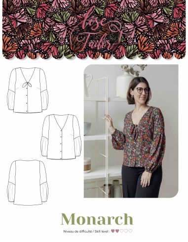 Blouse Pattern - Monarch - Lise Tailor