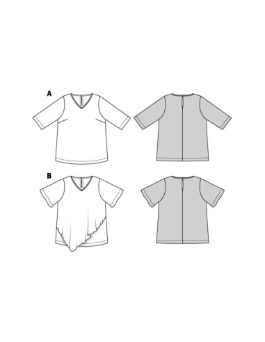 T-shirt pattern - Burda 6307