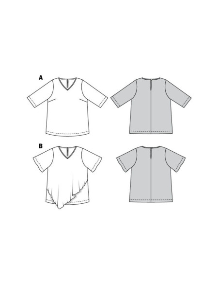 T-shirt pattern - Burda 6307