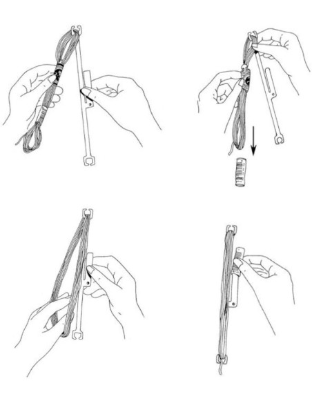 Set of 10 DMC bows