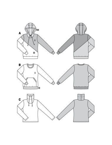 T-shirt pattern - Burda 6315