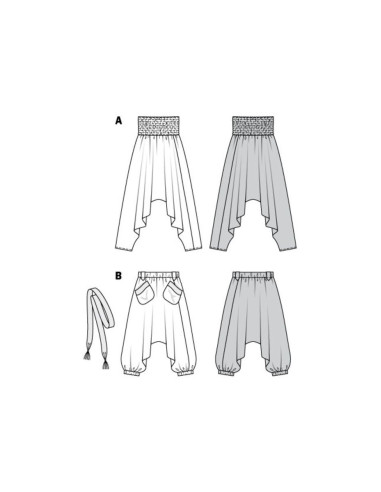 Pants pattern - Burda 6316