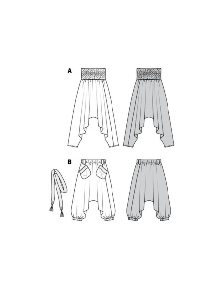 Pants pattern - Burda 6316