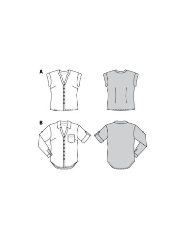 Blouse pattern - Burda 6326