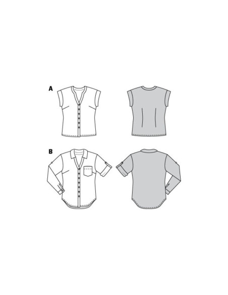 Blouse pattern - Burda 6326